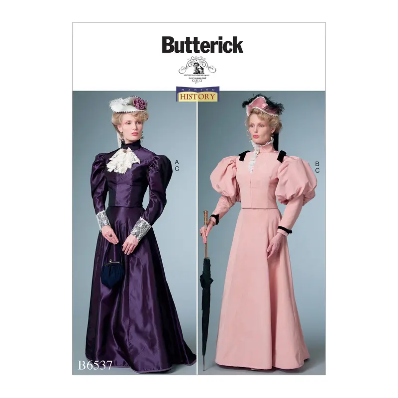 Butterick 6537 Women's Edwardian Top And Skirt Pattern 2