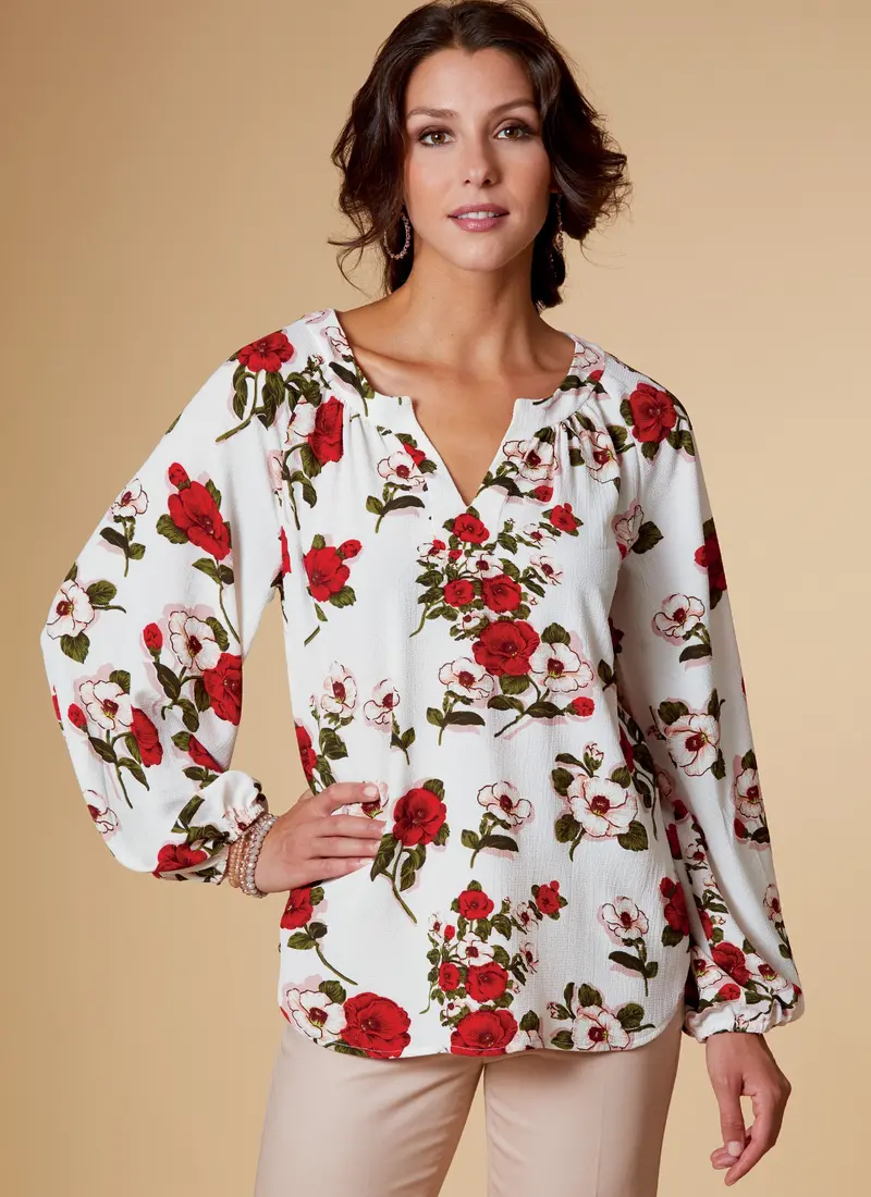 Butterick 6632 Misses' Top Pattern 1