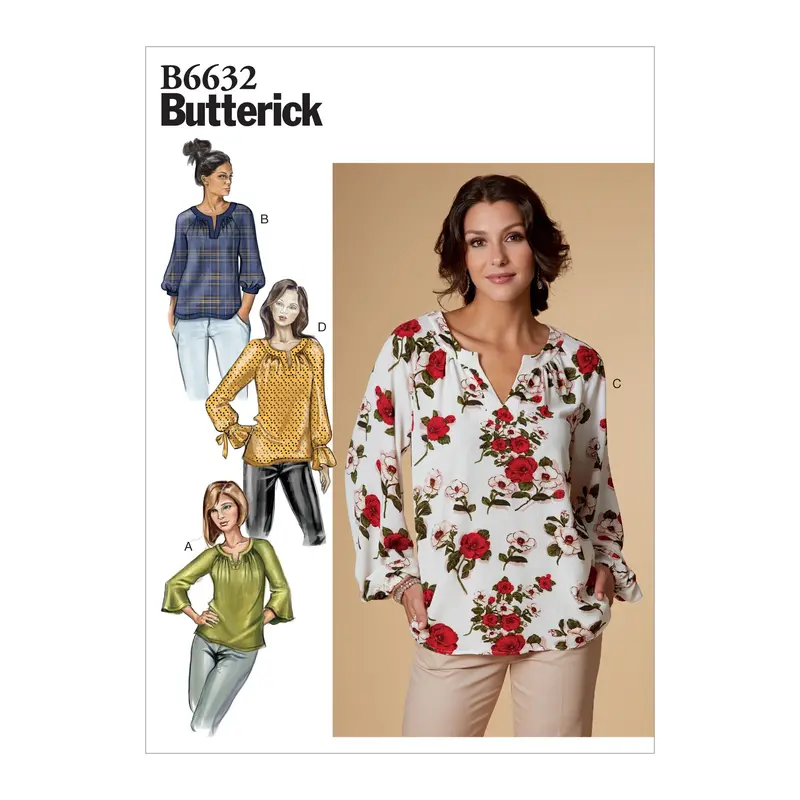 Butterick 6632 Misses' Top Pattern 2