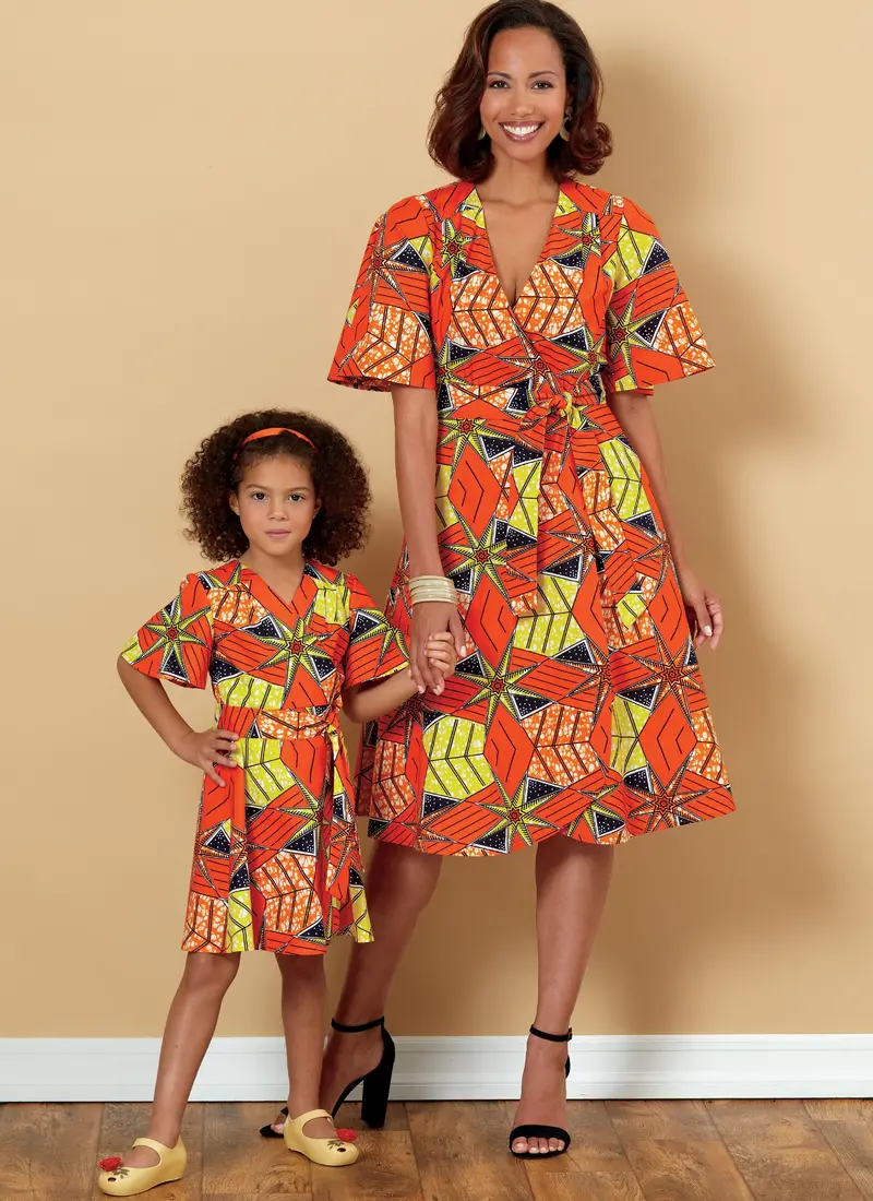 Butterick 6654 Girl's Dress And Sash Pattern 1