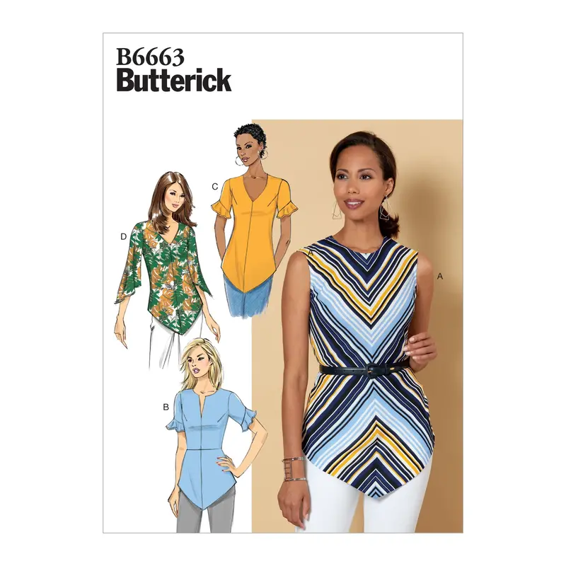 Butterick 6663 Top Pattern 2