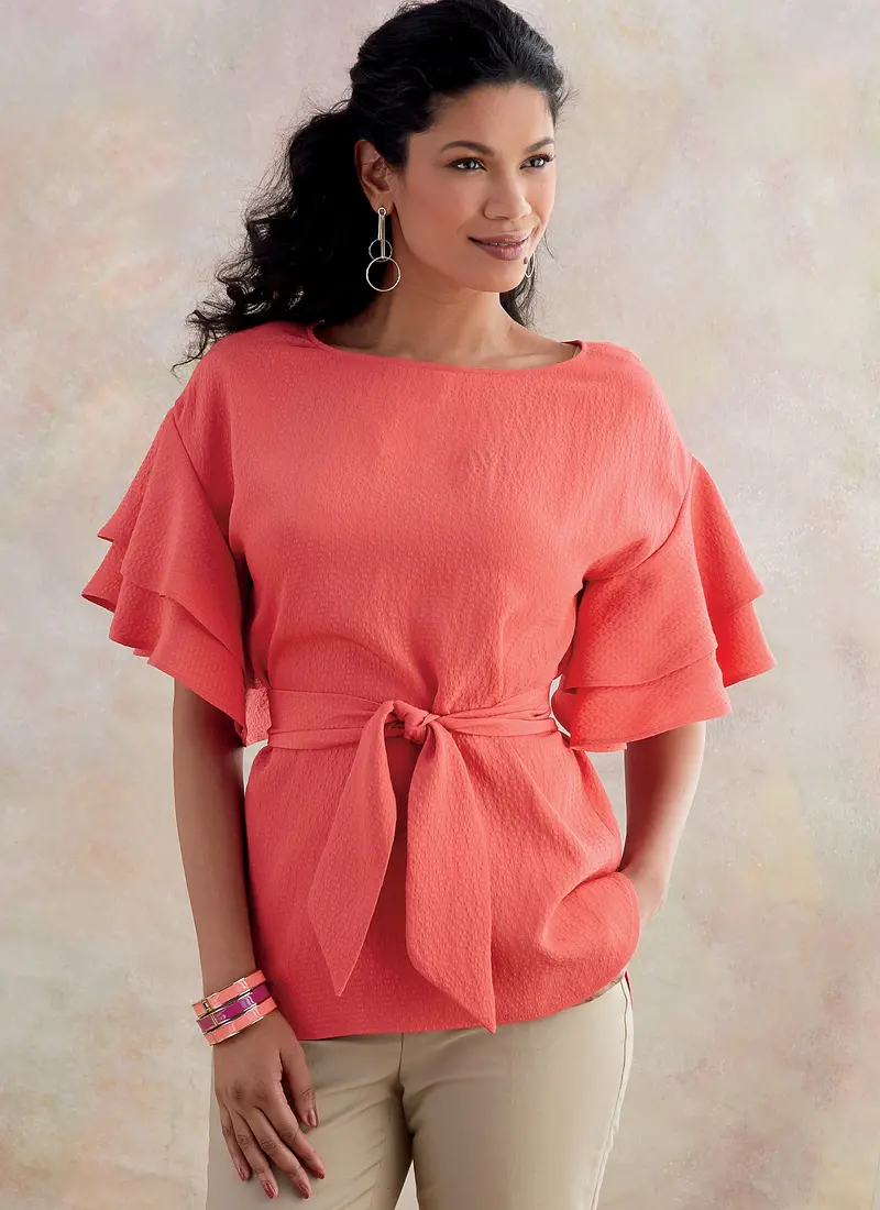 Butterick 6685 Misses' Top And Sash Pattern | Very Easy 1