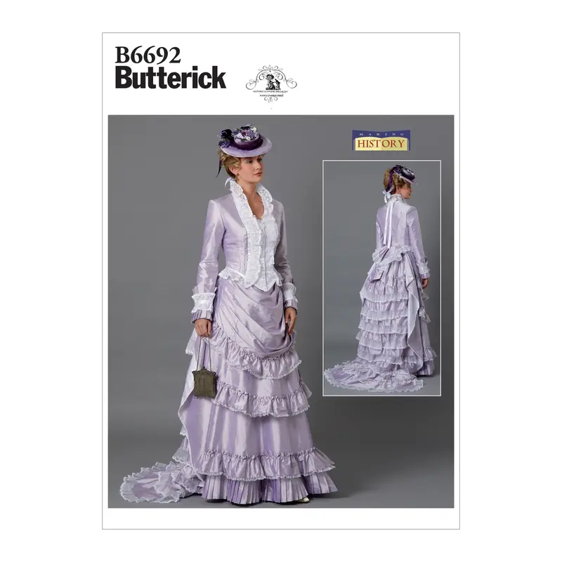Butterick 6692 Women's Victorian Jacket And Skirt Pattern 2