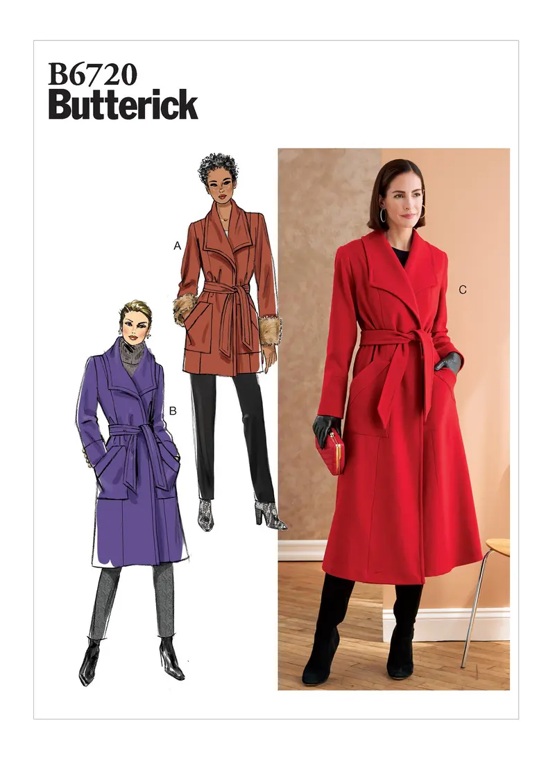 Butterick 6720 Misses / Petite Overcoat Pattern 2