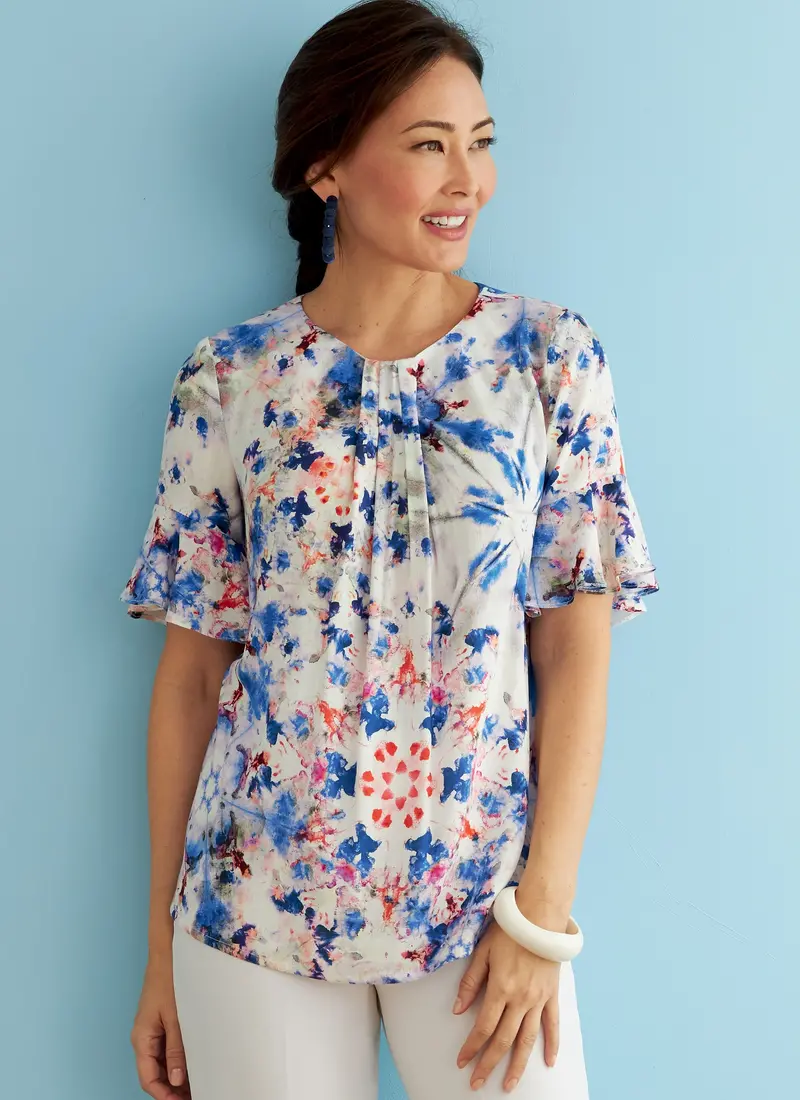 Butterick 6730 Misses' Top Pattern 1