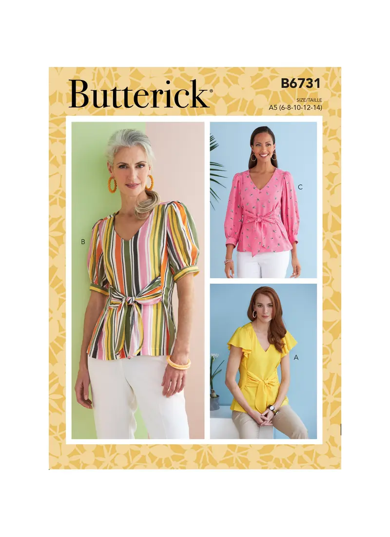 Butterick 6731 Misses' Top Pattern 2