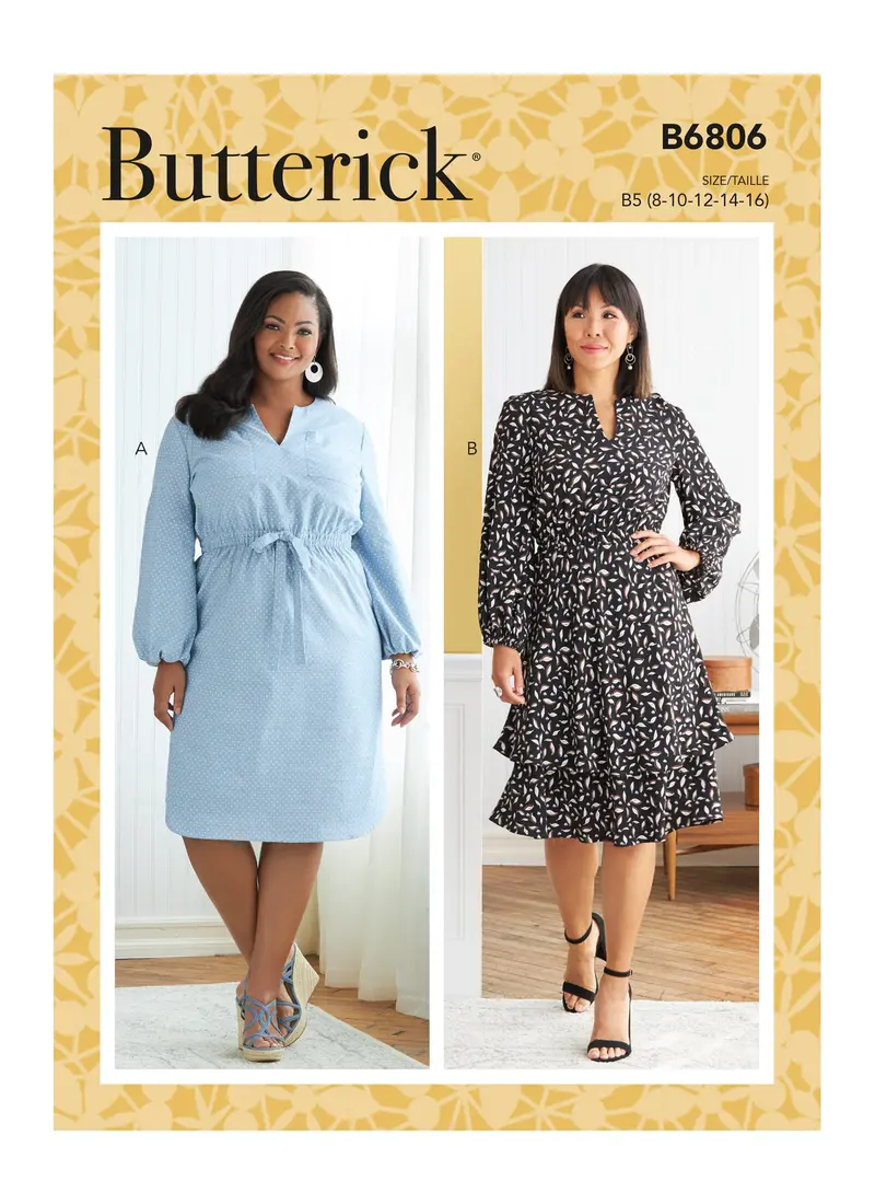 Butterick 6806 Misses / Plus Size Dress Pattern 2