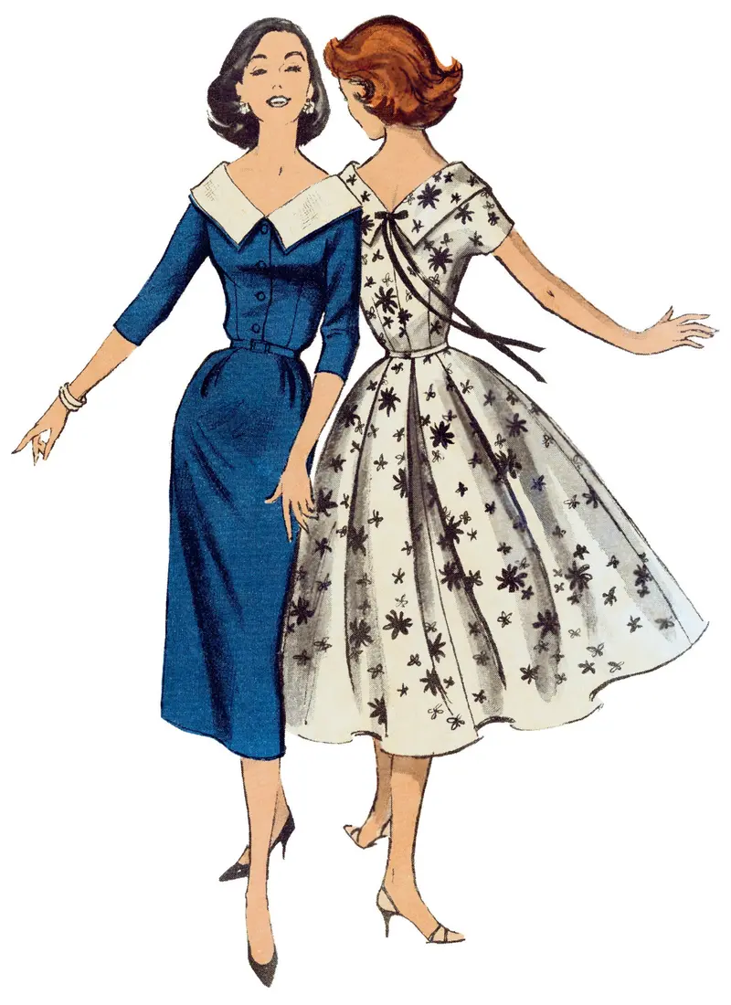 Butterick 6870  Dress And Belt Sewing Pattern 1