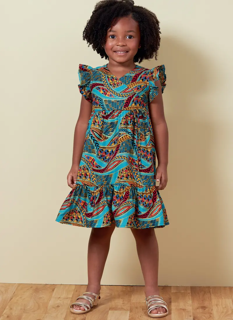 Butterick 6887 Children's Dress Sewing Pattern 1