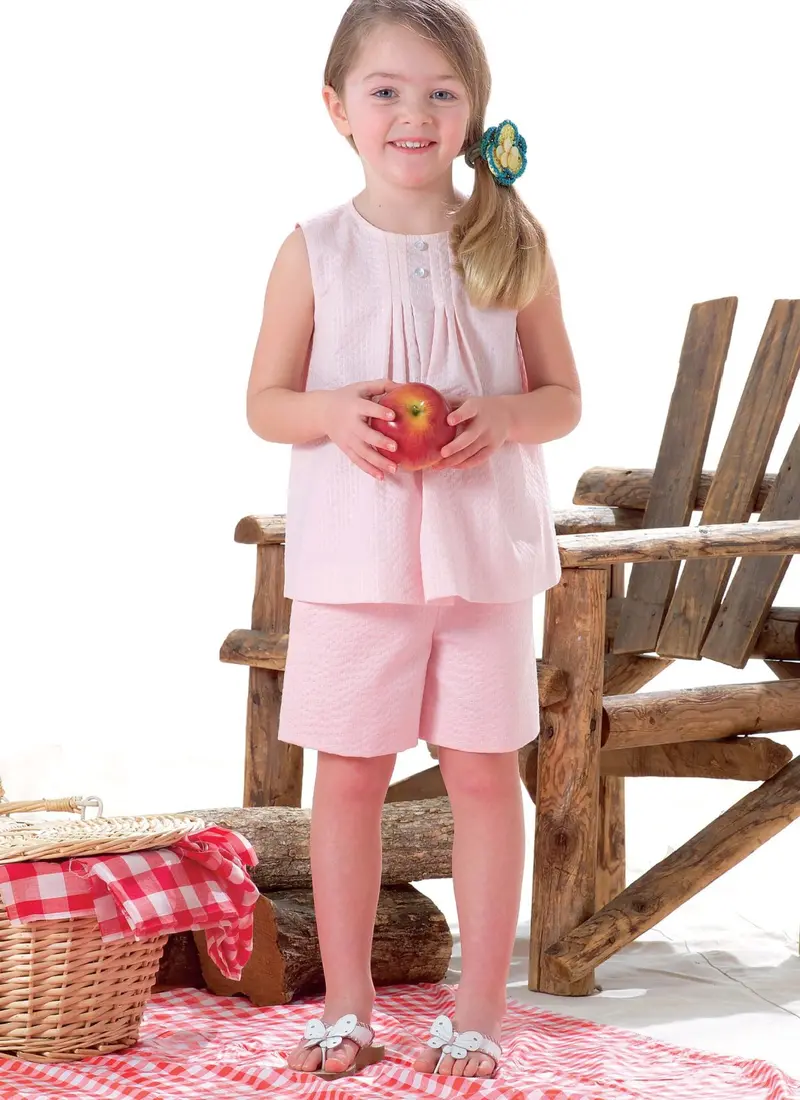 Butterick Sewing Pattern 4176 Girls’ Top, Dress, Shorts And Pants 1