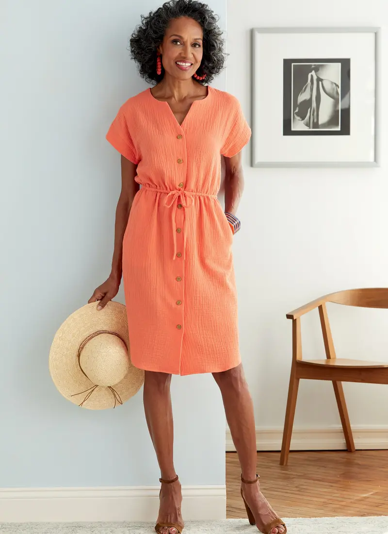 Butterick Sewing Pattern 6758 Misses' & Misses' Petite Dress 1