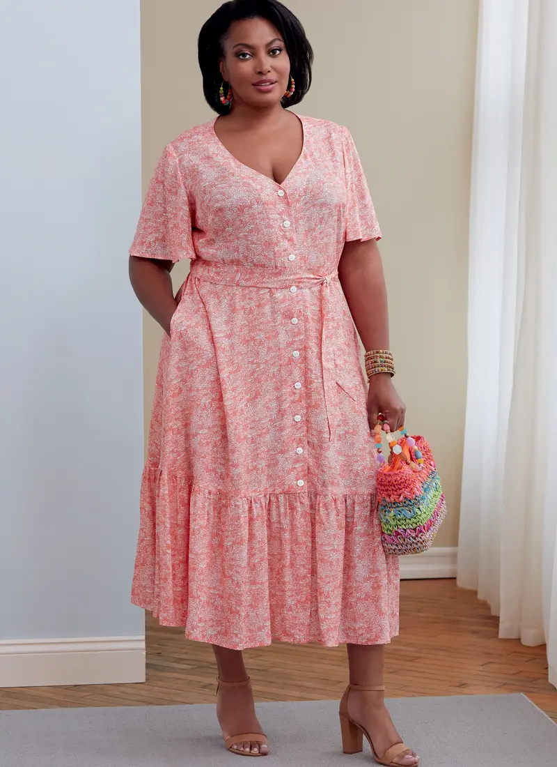 Butterick Sewing Pattern 6763 Women's Dress 1