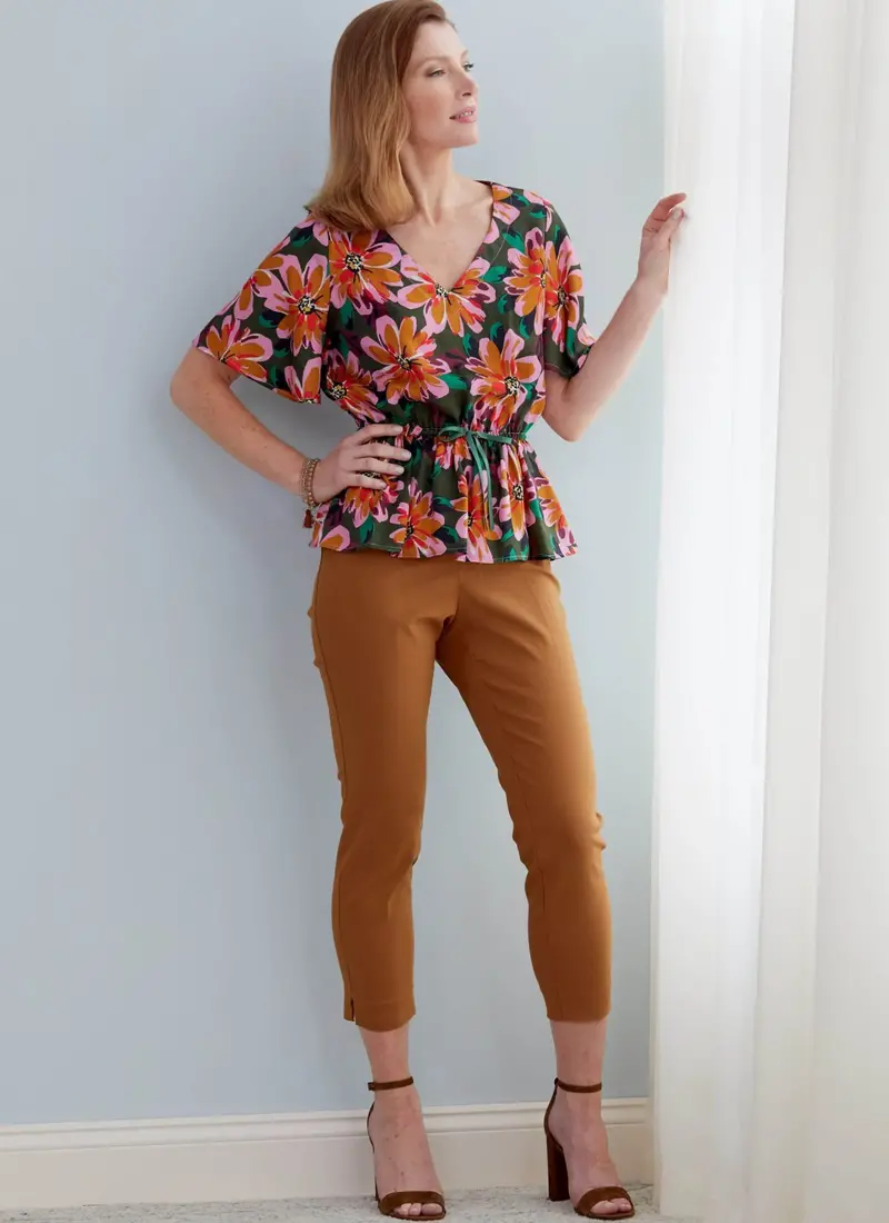 Butterick Sewing Pattern 6764 Misses' Tops 1