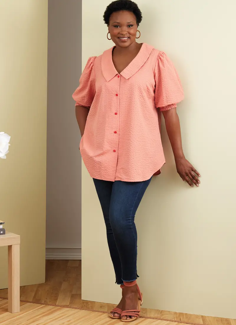 Butterick Sewing Pattern 6896 Women's Top 1