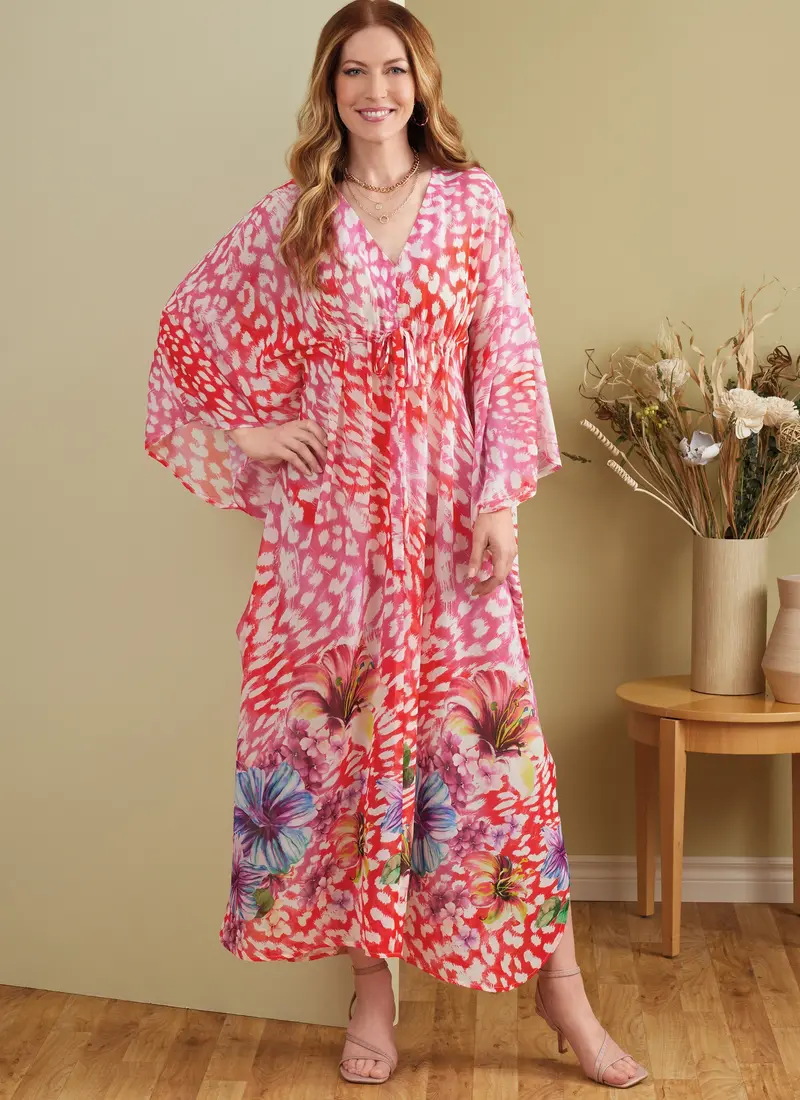 Butterick Sewing Pattern 6900 Misses' Caftan 1