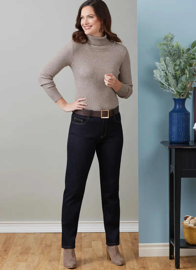 Butterick Sewing Pattern 6911 Misses' Jeans By Palmer/Pletsch 1