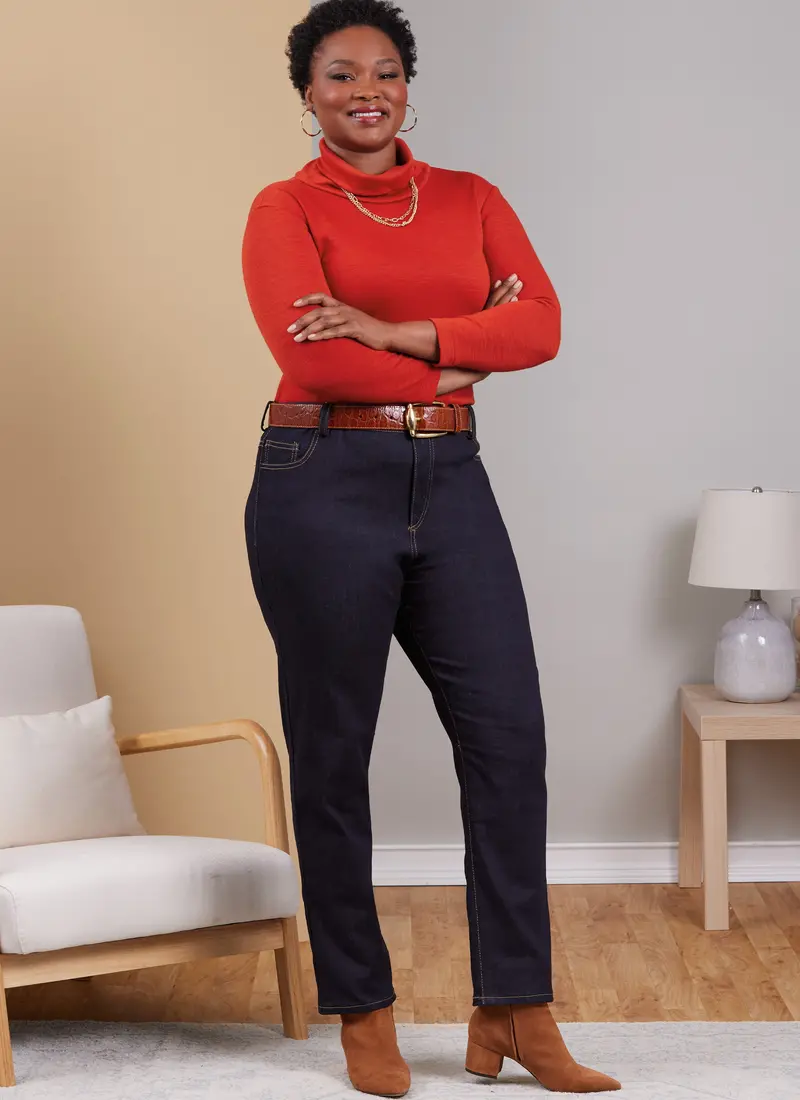 Butterick Sewing Pattern 6912 Women's Jeans By Palmer/Pletsch 1
