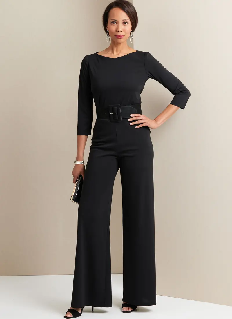 Butterick Sewing Pattern 6966 Knit Tops And Pants 1