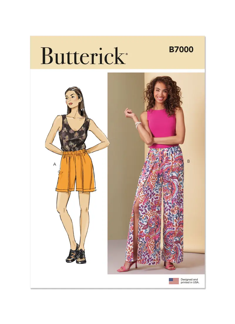 Butterick Sewing Pattern 7000 Shorts And Pants 2