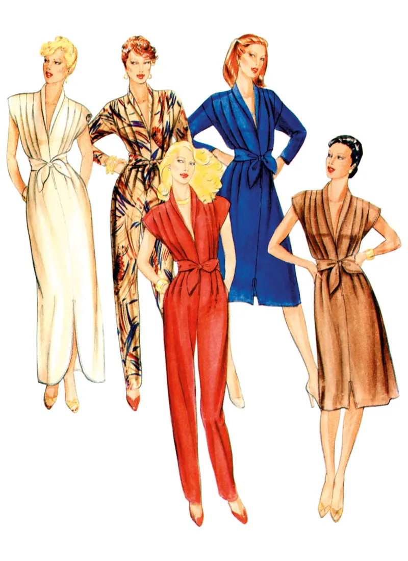 Butterick Sewing Pattern 7036 Jumpsuit, Dress And Sash 1