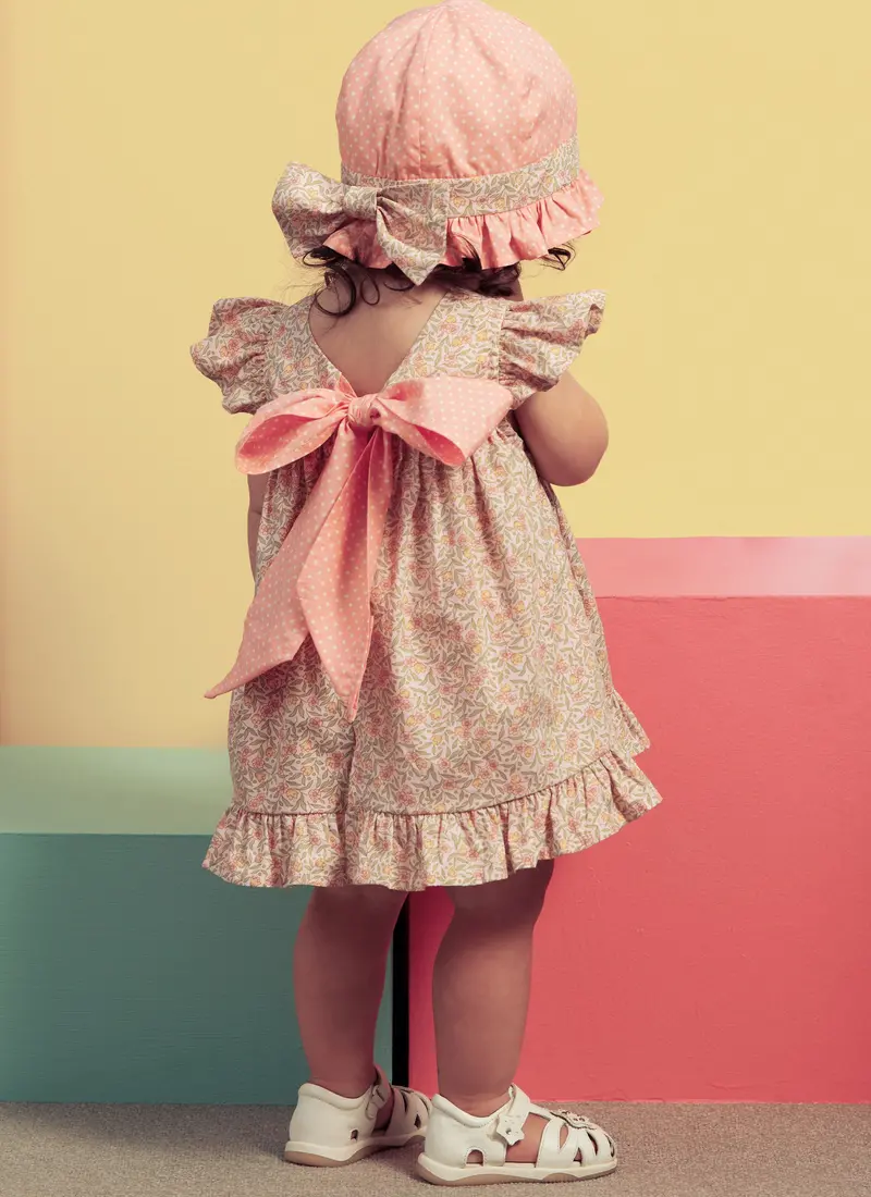 Butterick Sewing Pattern B6935 Babies' Top, Panties And Hat 1