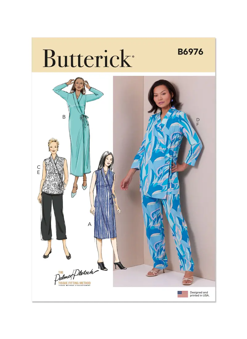 Butterick Sewing Pattern B6976 Misses' Lounge Set By Palmer/Pletsch 2
