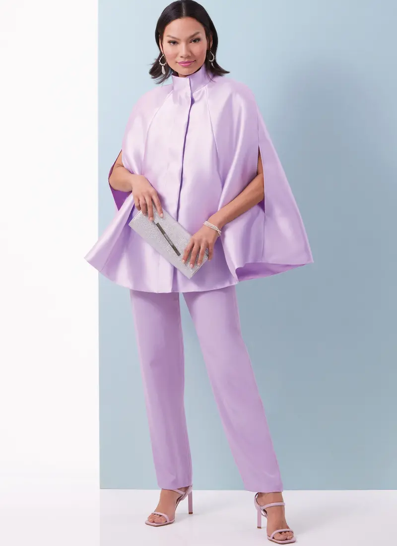 Butterick Sewing Pattern B6978 Misses' And Women's Cape, Top And Pants 1
