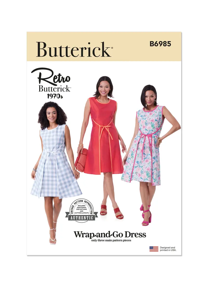Butterick Sewing Pattern B6985 Misses' Dress 2
