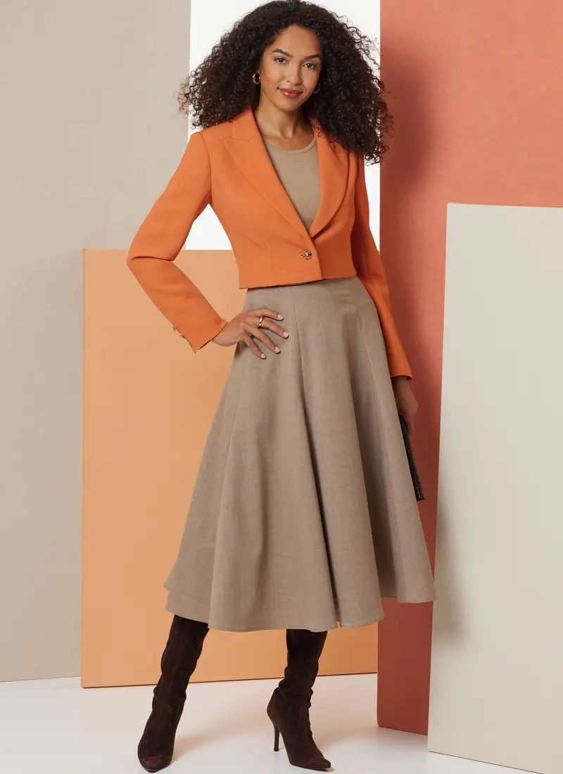 Butterick Sewing Pattern B7012 Misses' Jacket, Skirt, And Pants 1
