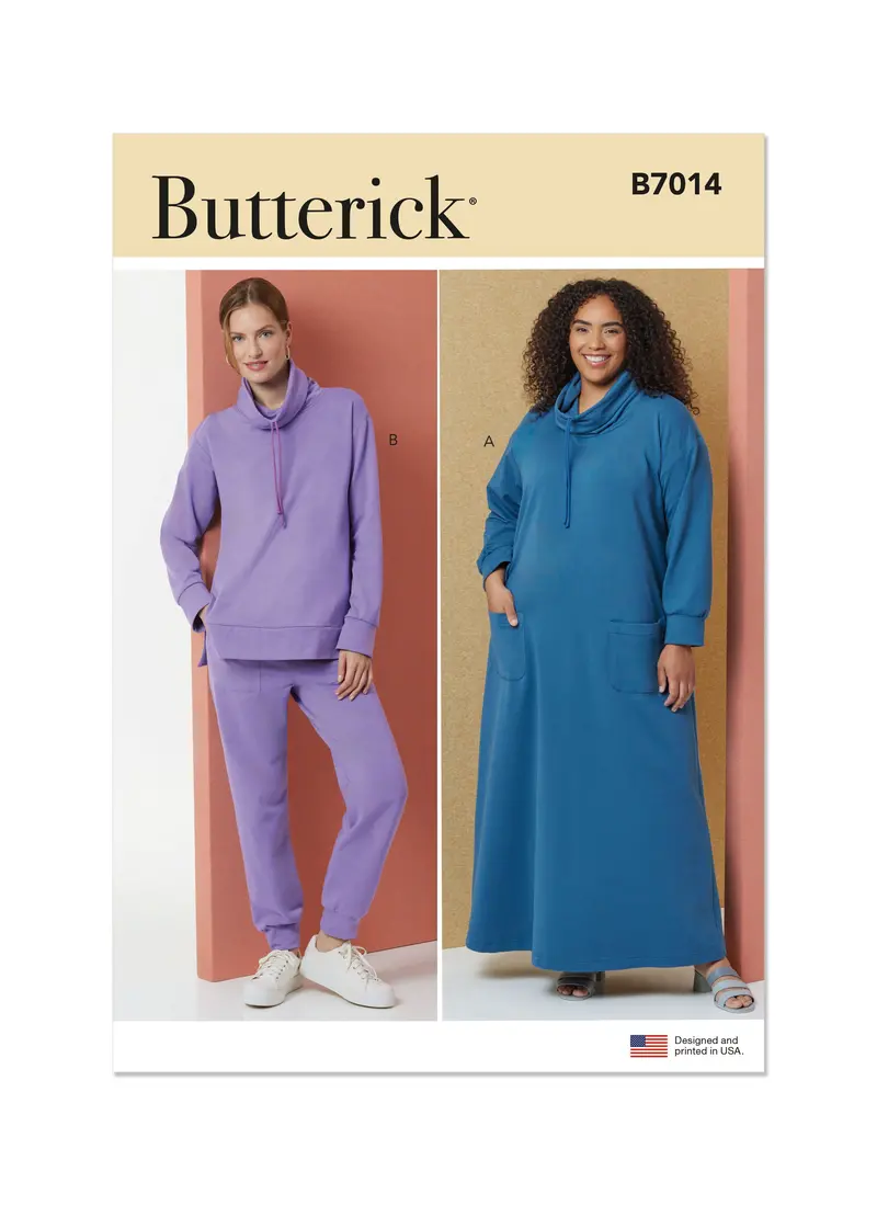 Butterick Sewing Pattern B7014 Misses' / Women's Lounge Dress, Top And Pants 2
