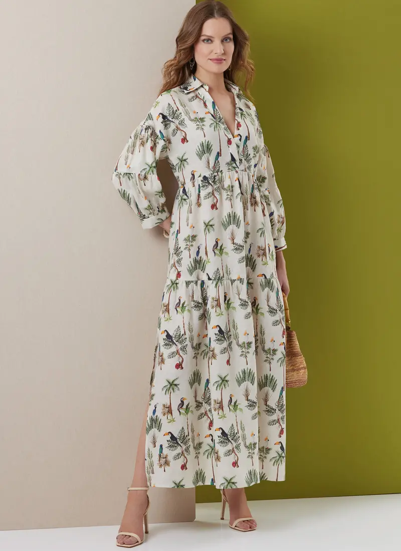 Butterick Sewing Pattern B7039 Tiered Dresses 1