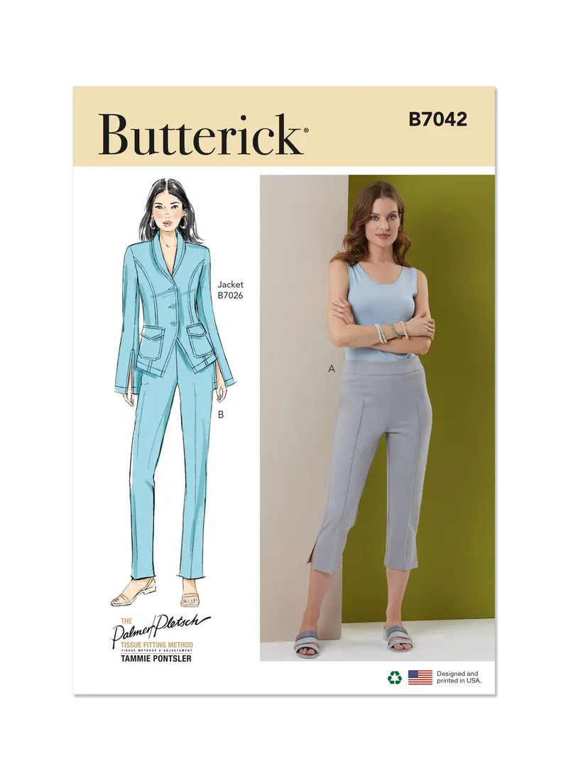 Butterick Sewing Pattern B7042 Misses' Trousers By Palmer/Pletsch Tammie Pontsler 2