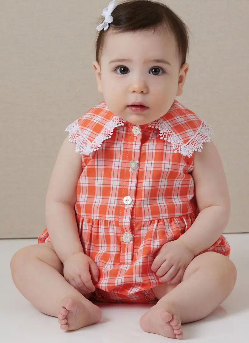 Butterick Sewing Pattern B7048 Babies' Rompers 1