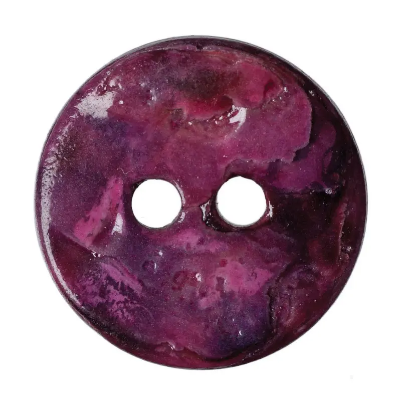 Buttons: Shell #2 Fuchsia 1