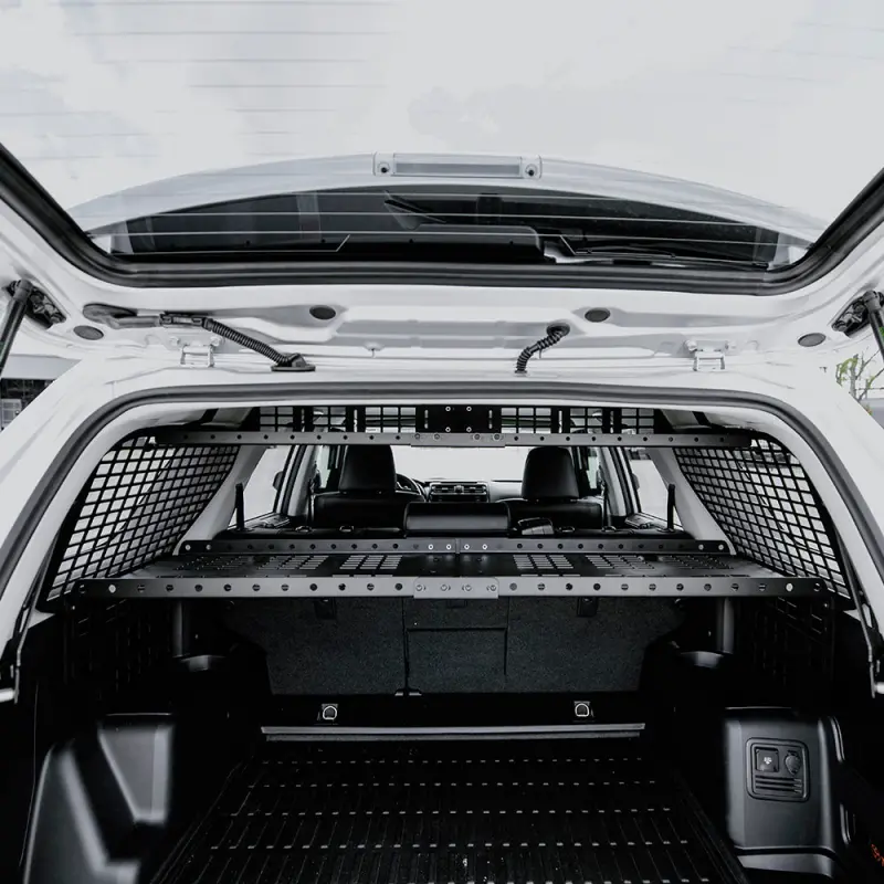 Cali Raised 10-24 Toyota 4Runner Interior Rear Molle Panel - 3 Row Seating / Both Sides & Upper Tray 1