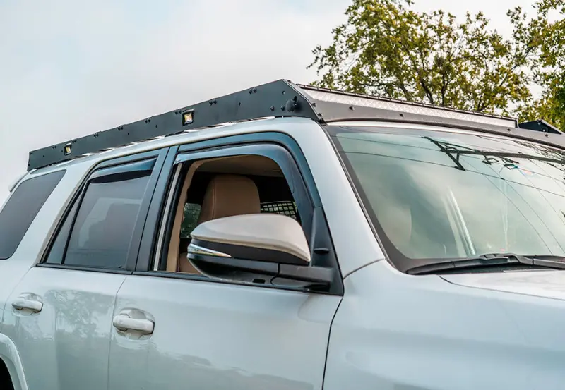 Cali Raised 10-24 Toyota 4Runner Premium Roof Rack - Small Switch/Wiring/No Switch/Cut Outs Only 1