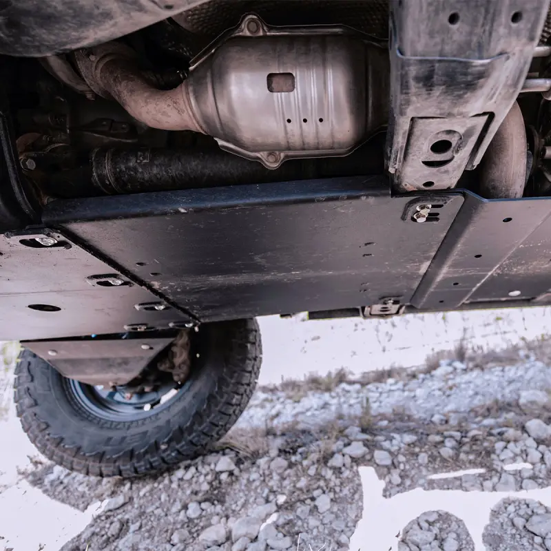 Cali Raised 14-24 4Runner Transmission Skid Plate - Aluminum / Powder Coat 1
