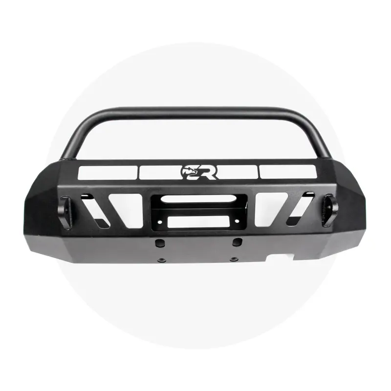 Cali Raised 16-23 Toyota Tacoma Stealth Bumper - Bull Bar / 32In Led Bar Spot W/ Small Switch 1