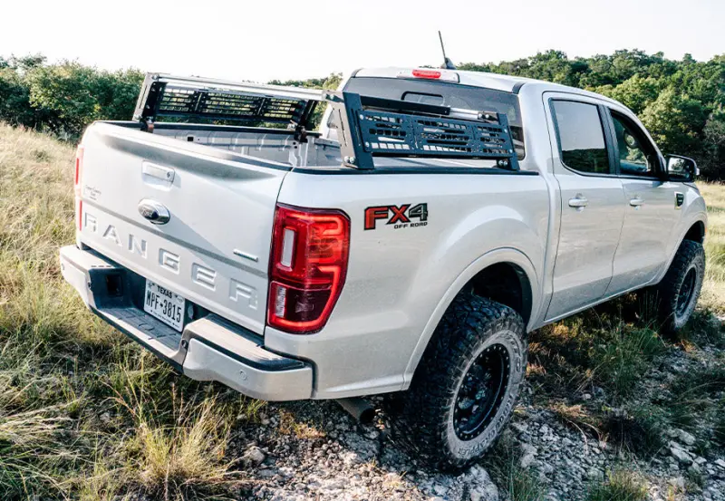 Cali Raised 19-22 Ford Ranger Overland Bed Rack - Tall / Short 1