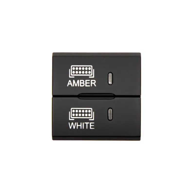Cali Raised Square Style Dual Function Toyota Oem Style Amber & White Switch 1