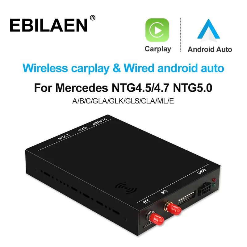 Carplay & Androidauto For Mercedes  Ntg 4.5 4.7 5.0 1