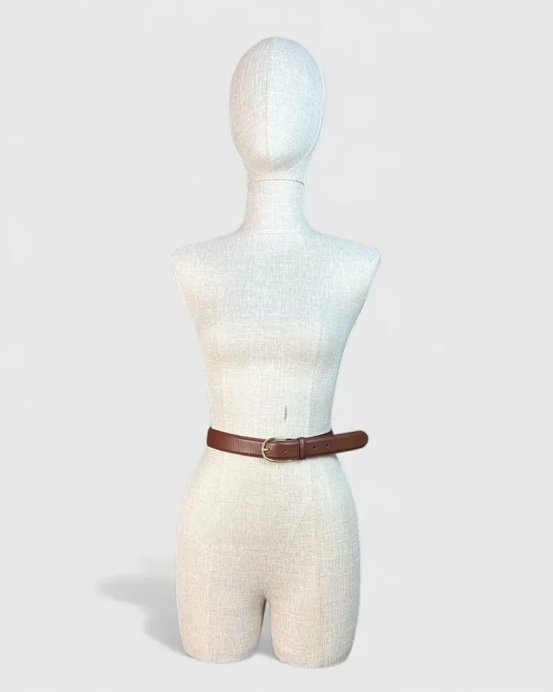 Ceinture En Cuir Marron Maxmara , S 1