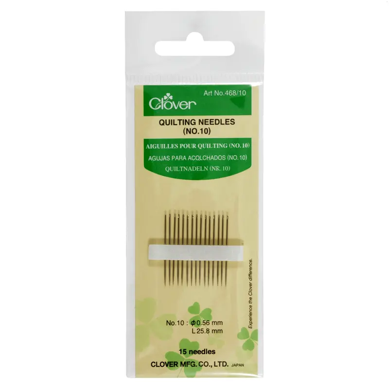 Clover 468 Gold Eye Quilting Needles 3