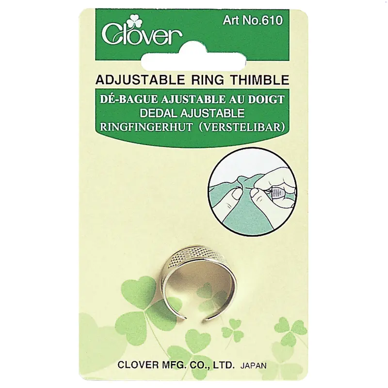 Clover Adjustable Ring Thimble 1