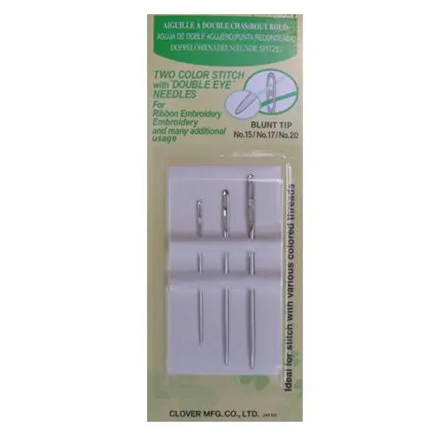 Clover Double Eye Needles With Blunt Point 1