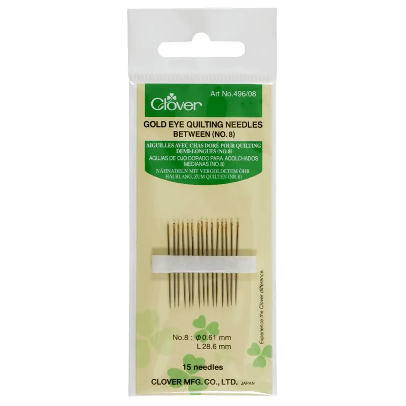 Clover Gold Eye Quilting Betweens Needles 1