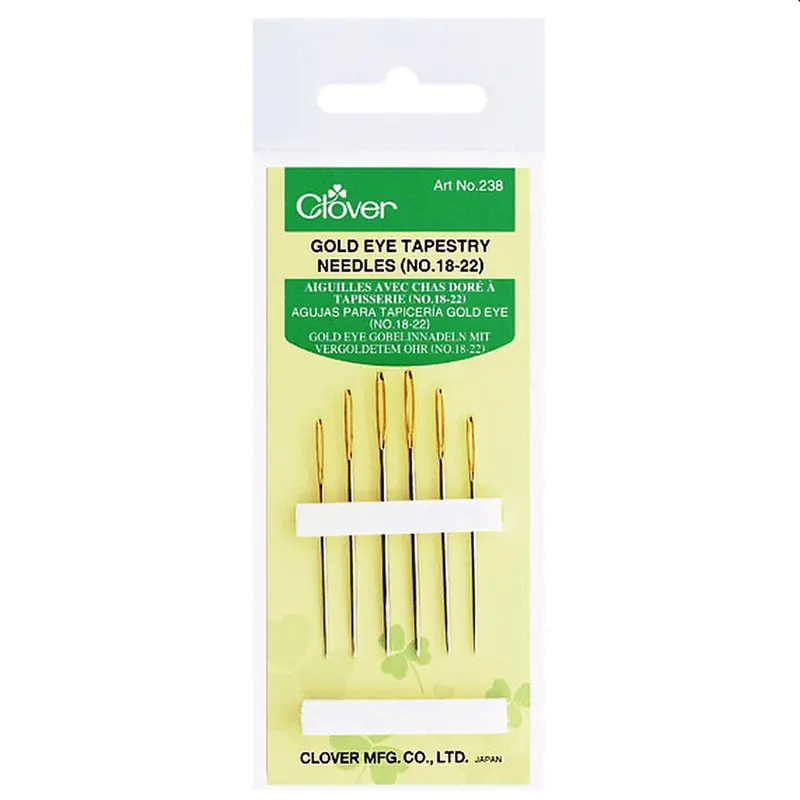 Clover Gold Eye Tapestry Needles 1