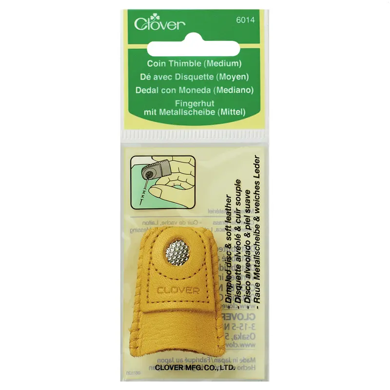 Clover Leather Coin Thimble 1