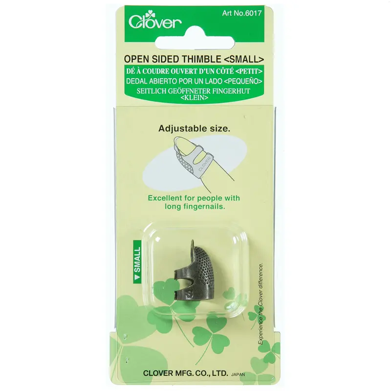 Clover Open Sided Thimble, Adjustable 1