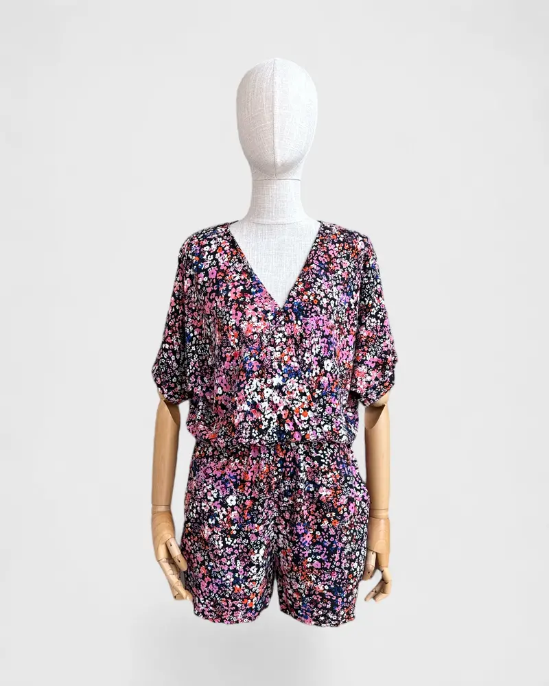 Combi Short Fleurs Multi Maje , 38 1
